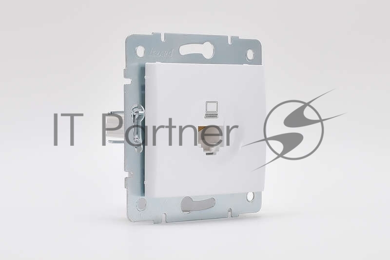 Механизм розетки компьютерн. 1-м СП KARINA RJ45 белый LEZARD 707-0288-139