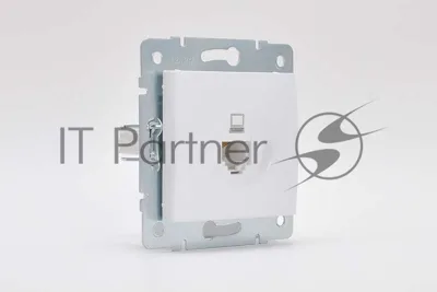 Механизм розетки компьютерн. 1-м СП KARINA RJ45 белый LEZARD 707-0288-139