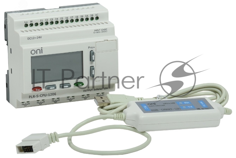 Реле логическое PLR-S. Стартовый набор 24В DC ONI PLR-S-STK-1206R-DC-BE