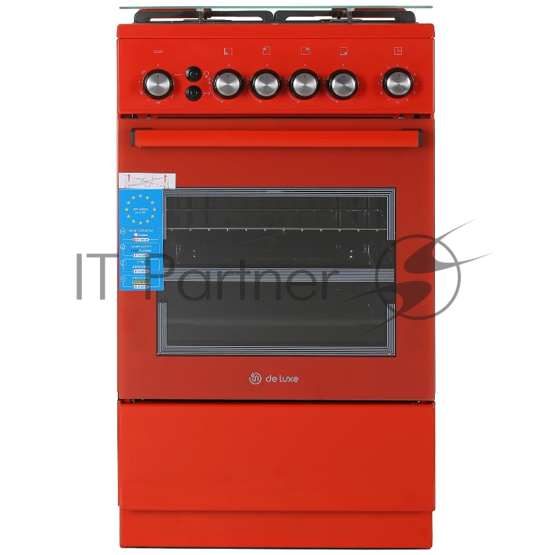 Газовая плита Deluxe 5040.40г(кр) ЧР-017