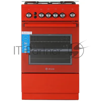 Газовая плита Deluxe 5040.40г(кр) ЧР-017