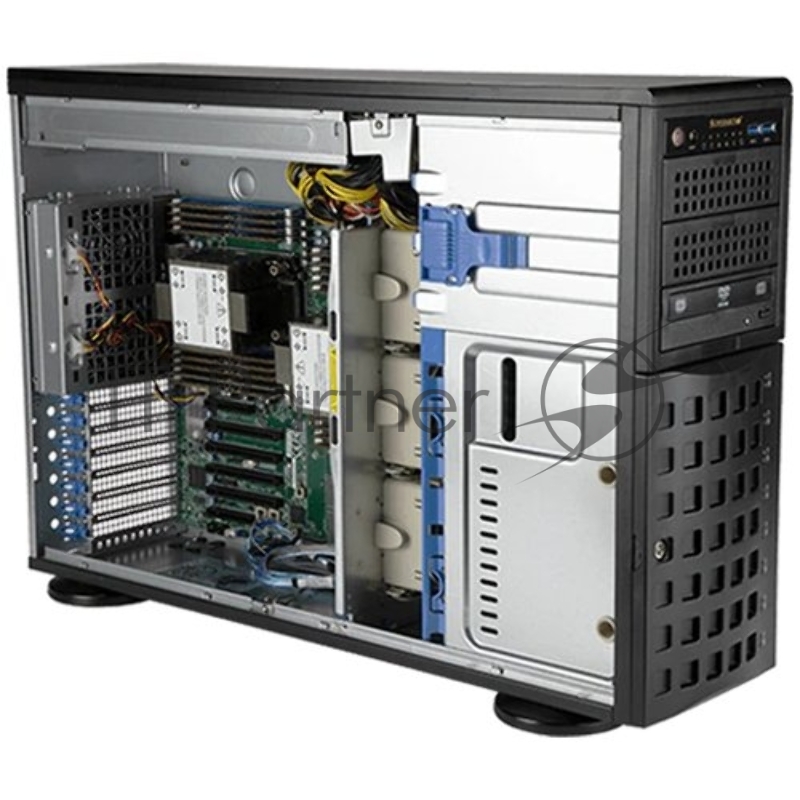 Серверная платформа Supermicro SYS-740P-TR 4U noCPU(2)3rd GenScalable/TDP 270W/no DIMM(18)/SATARAID HDD(8)LFF/2x1GbE/2x1200W
