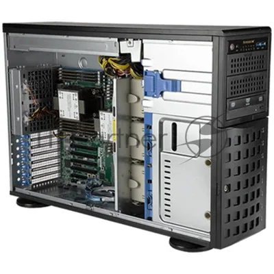 Серверная платформа Supermicro SYS-740P-TR 4U noCPU(2)3rd GenScalable/TDP 270W/no DIMM(18)/SATARAID HDD(8)LFF/2x1GbE/2x1200W