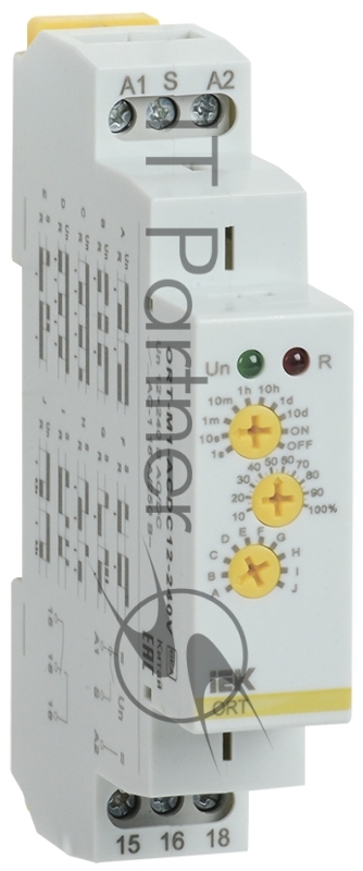 Реле времени ORT многофункциональное 1 конт. 12-240В AC/DC IEK ORT-M1-ACDC12-240V