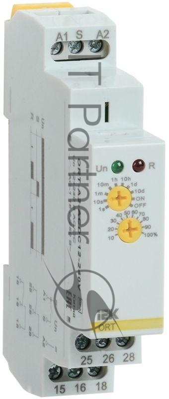 Реле задержки включения ORT 2 конт. 12-240В AC/DC IEK ORT-A2-ACDC12-240V