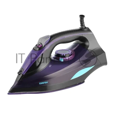 Утюг Centek CT-2361 фиолетовый, 3000 Вт, 50 г/мин, 195 г/мин, 450 мл