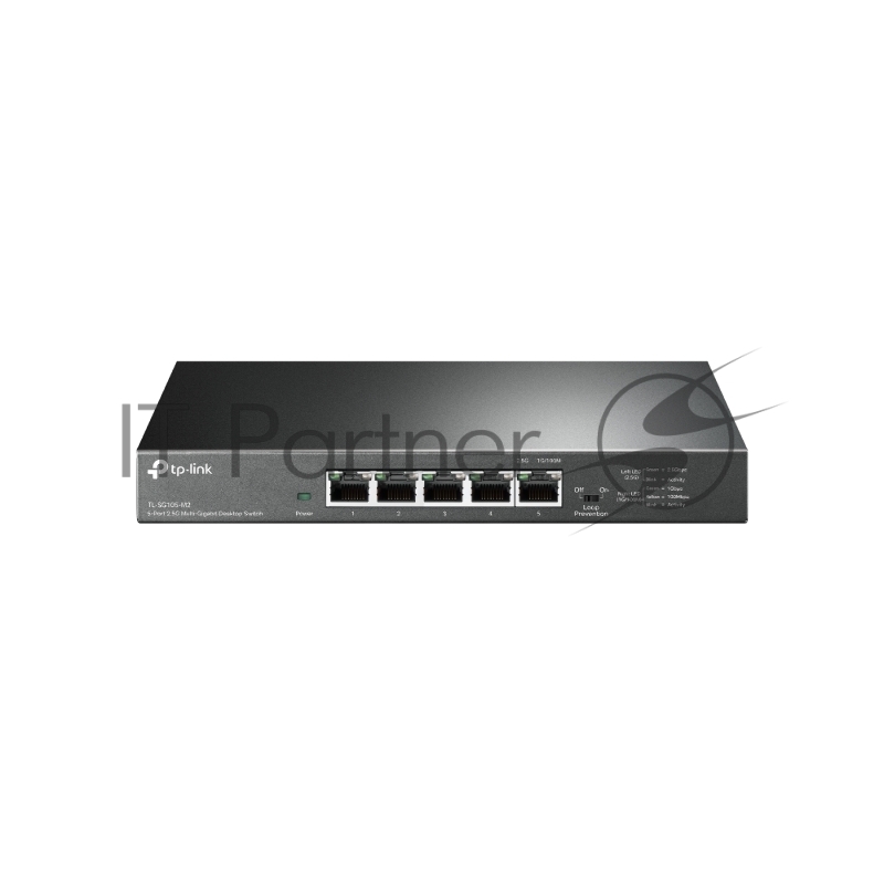 Коммутатор TP-Link TL-SG105-M2, 5×2.5 Гбит/с, неуправляемый