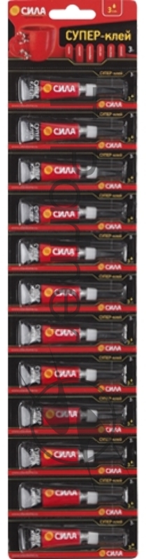 Супер-клей сверхпрочный 3г лента BL-12 SSBL12-3 (блист.12шт) СИЛА C0042302
