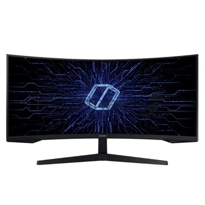 Монитор 34" Samsung Odyssey G5 C34G55TWWI VA 3440x1440, 165 Гц, 1 мс, 21:9, 250 кд/м2, 1xHDMI, 1xDP, изогнутый, черный