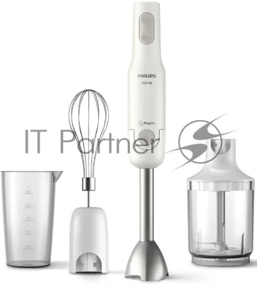 Блендер погружной Philips HR2545/00 белый, 700 Вт, 2 скорости, турбо