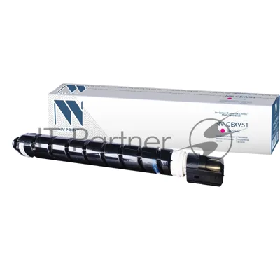 Картридж лазерный NVPrint совместимый NV-C-EXV51 Magenta для Canon IR Advance C5535/5540/5550/5560 (60000k)