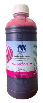 Чернила NV-INK500U Magenta универсальные на водной основе для аппаратов Сanon/Epson/НР/Lexmark (500 мл) (Китай)