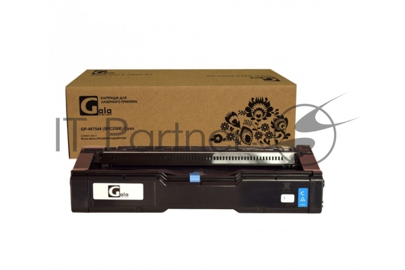 Картридж GalaPrint GP-407544 (SPC250E) голубой (1600 стр) для Ricoh Aficio SPC250/SPC260/SPC261