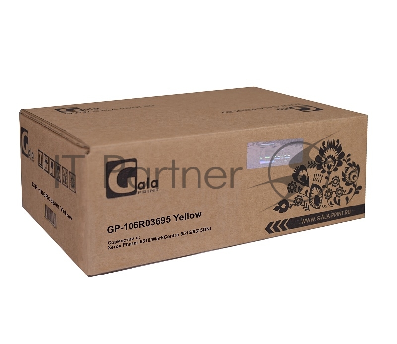 Картридж лазерный GalaPrint GP-106R03695 желтый (4300 стр) для Xerox Phaser 6510/WorkCentre 6515/6515DNI