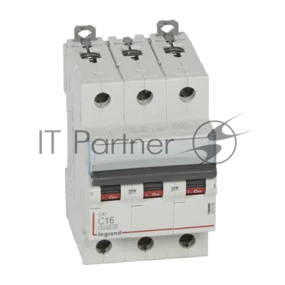 Выключатель автоматический DX3 3П С16A 6000/10kA