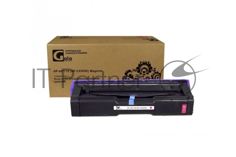 Принт-картридж GalaPrint GP-407718 (SP-C252HE) Magenta (6000 стр) для Ricoh Aficio SPC252DN/252SF/262DNW/262SFNW