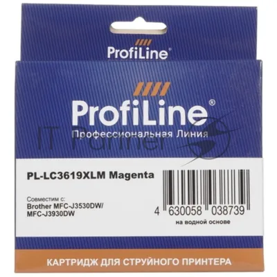 Картридж струйный ProfiLine PL-LC3619XLM для принтеров Brother MFC-J2330DW/J2730DW/J3530DW/J3930DW с чернилами Magenta