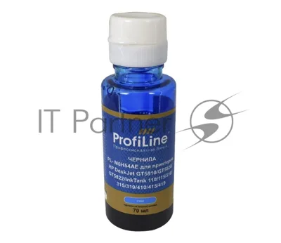 Чернила ProfiLine PL-M0H54AE (GT52) для принтеров HP DeskJet GT5810/GT5820/GT5822/InkTank 110/115/310/315/319/410/415/418 на водной основе Cyan 70 мл