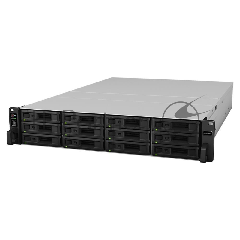 Сетевое хранилище Synology (Rack2U) 6C2,2Ghz/8Gb(64)/RAID0,1,10,5,6/up to12HP HDDs SATA(3,5'or2,5')up to 36 with 2xRX1217(RP)/2xUSB/4xGE/2xPCIe/iSCSI/2xIPcam(up to 75)/2xRPS/no rail/5YW repl RS3617RPxs