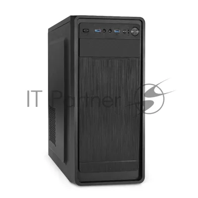 Компьютерный корпус Miditower ExeGate XP-332UC (ATX, без БП, 2хUSB 3.0/1хTypeC, аудио, черный)