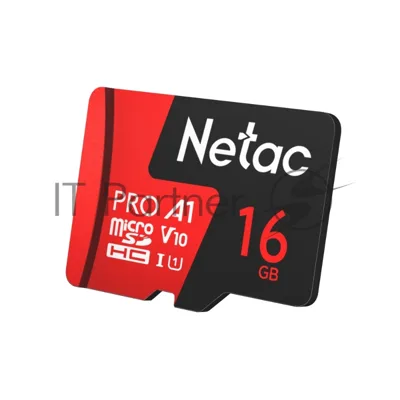 Флеш карта NeTac MicroSD card P500 Extreme Pro 16Gb, retail version w/SD adapter