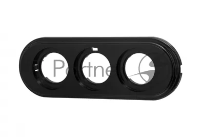 Рамка Bironi BF1-630-23 3-м ретро пластик черный
