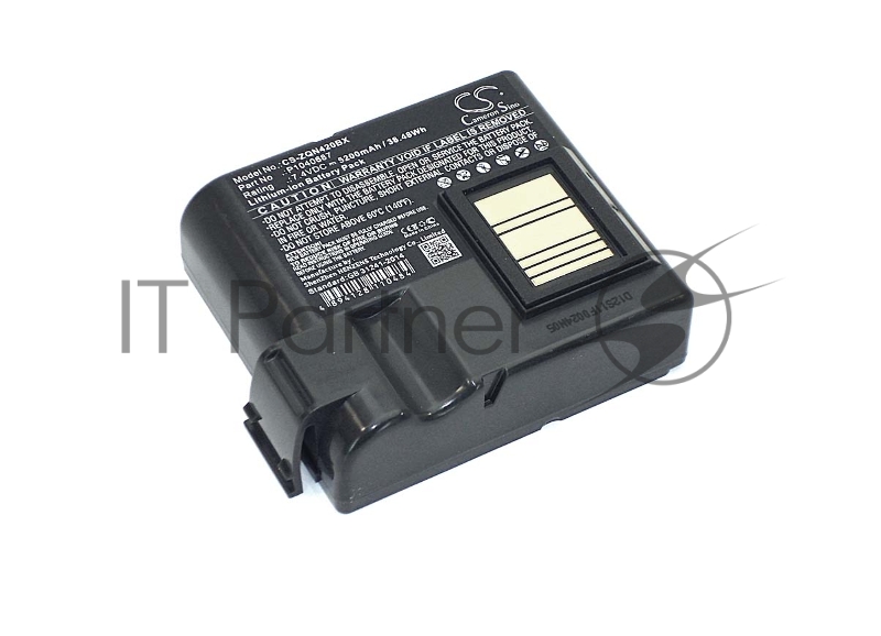 Аккумуляторная батарея Zebra CS-ZQN420BX для терминала сбора данных ZEBRA QLN420 7,4V 5200MAH