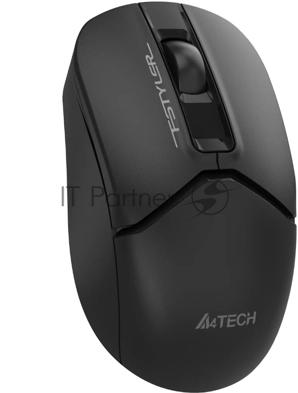Мышь беспроводная A4Tech Fstyler FG12 черный, 1200 dpi, USB Type-A, радиоканал, кнопки - 3