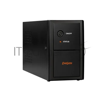 Источник бесперебойного питания ExeGate SpecialPro UNB-800.LED.AVR.EURO 800VA/480W, LED, AVR, 2 евророзетки, черный