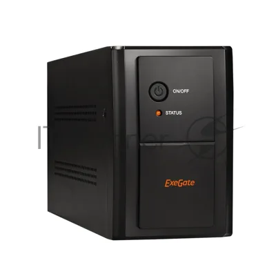 Источник бесперебойного питания ExeGate SpecialPro UNB-2200.LED.AVR.EURO.RJ.USB / 2200 ВА / 1300 Вт / 4 x CEE 7 (евророзетка)