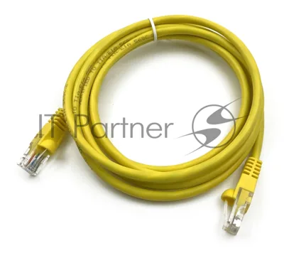 Патч-корд Buro UTP cat.5e 2м желтый RJ-45 (m)-RJ-45 (m)