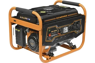 Электрогенератор бензиновый Carver PPG-2500, 2.3 кВт, 67 дБ, 40 кг