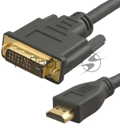 Кабель аудио-видео Lazco WH-141 HDMI (m)/DVI-D(m) 15м. позолоченные контакты черный (WH-141(15M))
