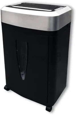 Шредер Office Kit S190 (1х2) черный (секр.P-7)/фрагменты/5лист./20лтр.