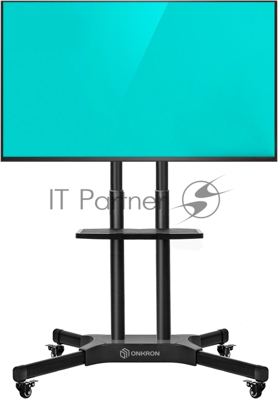 Стойка для телевизора ONKRON TS1351 черный 40"-65" макс.45.5кг напольный мобильный