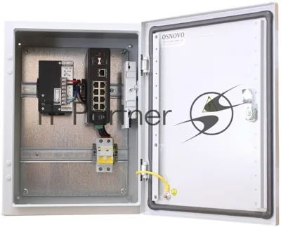 Коммутатор OSNOVO SW-60812/I, 8×100 Мбит/с PoE + 1×1 Гбит/с + 2×1 Гбит/с SFP, неуправляемый