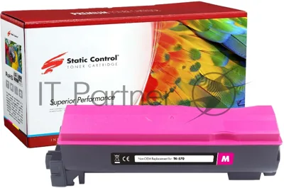 Картридж совместимый STATIC CONTROL 002-08-SK570M, TK-570M, малиновый