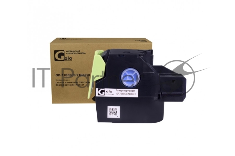 Картридж лазерный GalaPrint GP-71B50C0/71B0020 Голубой (2300 стр) для Lexmark LaserPrinter CS317/CS417/CS517/CX317/CX417/CX517