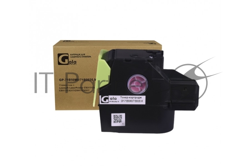Картридж лазерный GalaPrint GP-71B50M0/71B0030 пурпурный (2300 стр) для Lexmark LaserPrinter CS317/CS417/CS517/CX317/CX417/CX517
