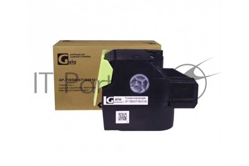 Картридж лазерный GalaPrint GP-71B50K0/71B0010 черный (3000 стр) для Lexmark LaserPrinter CS317/CS417/CS517/CX317/CX417/CX517