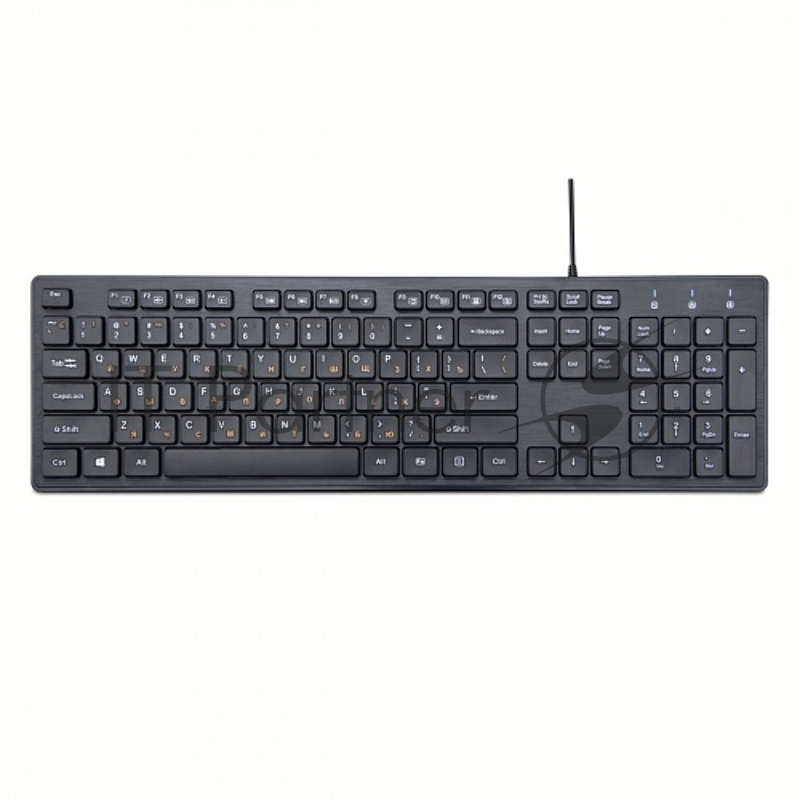 Клавиатура проводная Gembird KB-8360U, USB, черный