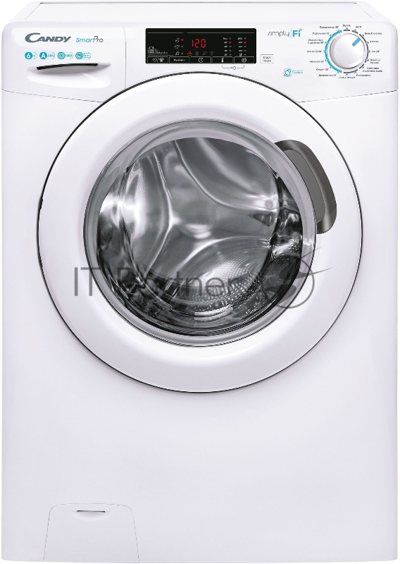 Стиральная машина Candy Smart Pro CSO34 106T1/2-07 белый, загрузка фронтальная 6 кг, 1000 об/мин., класс: А