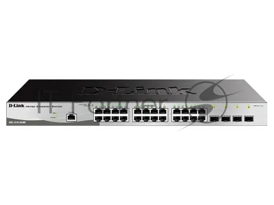 Коммутатор D-Link DGS-1210-28/ME/B2A, 24×1 Гбит/с + 4×1 Гбит/с SFP, управляемый
