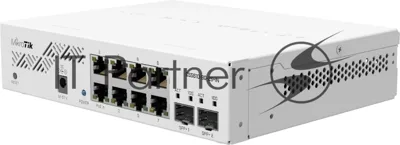 Коммутатор MikroTik CSS610-8G-2S+IN, 8×1 Гбит/с + 2×10 Гбит/с SFP+, управляемый