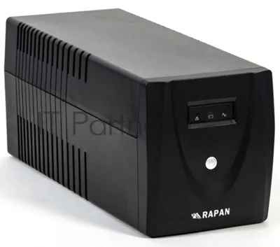 Источник бесперебойного питания RAPAN-UPS 1000 220В 1000ВА/600Вт меандр с АКБ 2х7А·ч интерактивный RAPAN-UPS 1000 power supply 220V 1000VA/600W meander with battery 2x7Ah interactive