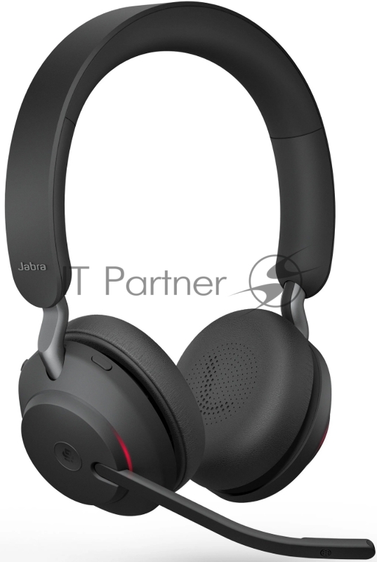Гарнитура Jabra Evolve2 65 чёрный, беспроводная, Bluetooth, до 35 ч, подсветка