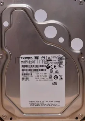 Жесткий диск Toshiba HDD SATA3 6Tb 3.5" Server 7200 256Mb (analog MG06ACA600E)