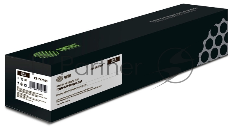 Картридж лазерный Cactus CS-TK7105 черный (20000 стр.) для Kyocera Mita TASKalfa 3010i/3011i