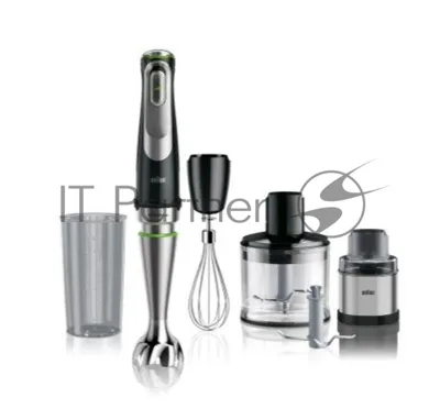 Блендер погружной Braun Multiquick 9 MQ9138Xl черный, 1200 Вт, плавная регулировка, турбо