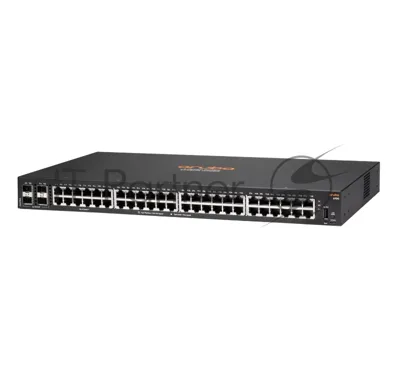 Коммутатор HPE Aruba 6100 48G 4SFP+, 48×1 Гбит/с + 4×10 Гбит/с SFP+, управляемый